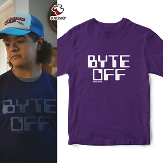 เสื้อผ้าผชเสื้อยืด พิมพ์ลาย STRANGER THINGS BYTE OFF dustin - PREMIUM combed 24s ไซซ์ 3XL XXXL 4XL XXXXL สําหรับผู้ชาย แ