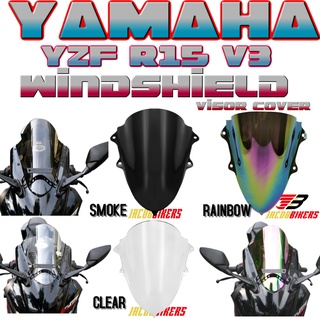 ฝาครอบกระจกหน้ารถยนต์ สําหรับ Yamaha R15 V3