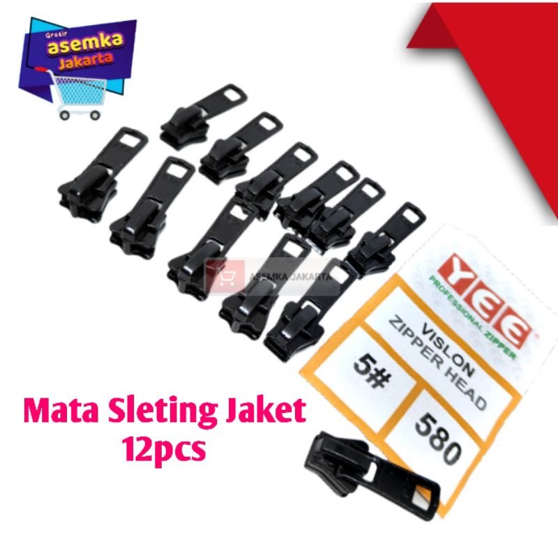 MATA เสื้อแจ็คเก็ตซิป Eye Zipper Jacket ซิป 12 ชิ้น