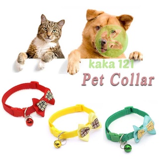 ปลอกคอแมว ปลอกคอ ปลอกคอโบ🎀 เนกไท ปลอกคอโบว์ ปลอกคอสัตว์เลี้ยง Pet Collar ปลอกคอแมวน่ารัก โบ โบว์ kk99