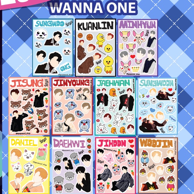 Sticker Fanart Wanna One