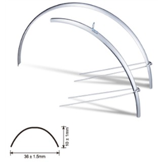 CC-106-700x23-25C : บังโคลน อัลลอยด์ 36mm สำหรับล้อ 700x23-25C