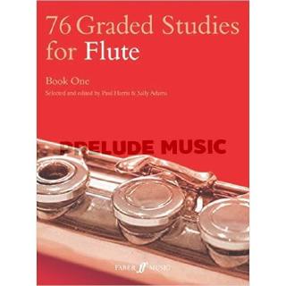 (Fiute)76 Graded Studies for Flute, Bk 1 (Faber Edition) (9780571514304)