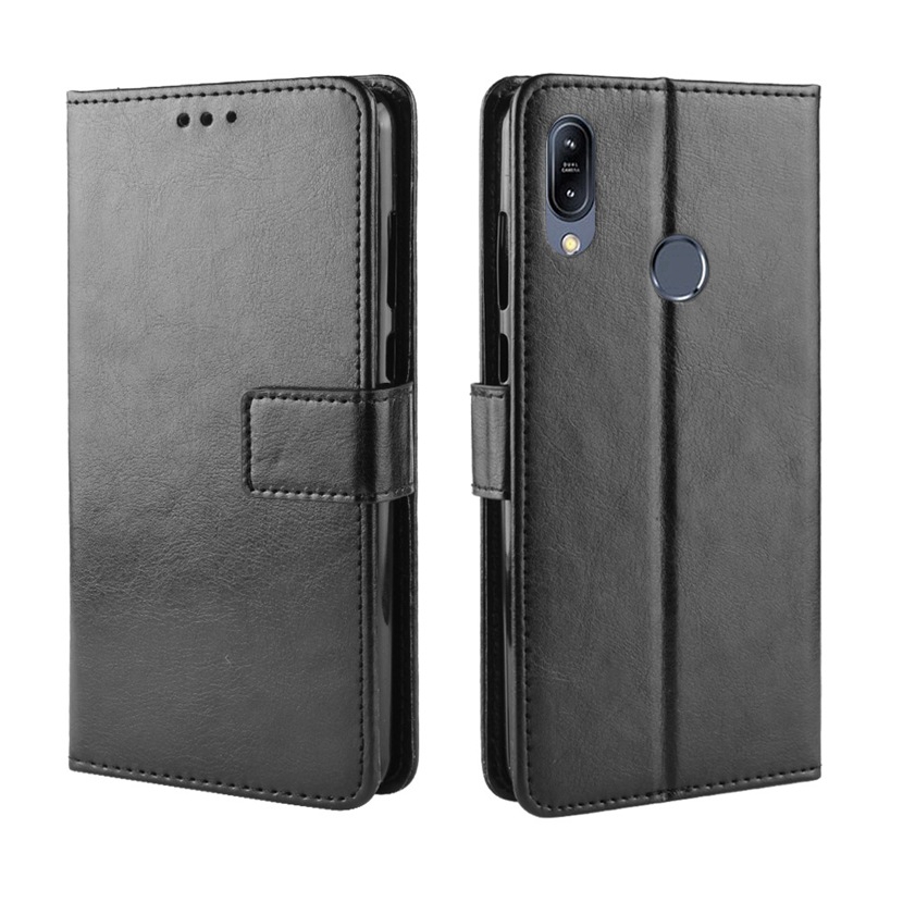 LEMORRY Cover per Asus Zenfone Max Pro (M1) ZB601KL/ZB602K Custodia in Pelle Premium Flip Caso Portafoglio Magnetica Porta Carta Custodia per ZB601KL ZB602K, Rose