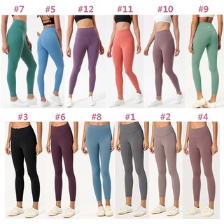 Lululemon กางเกงเลกกิ้งโยคะ 7/8 12 สี 1903