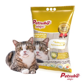 [Petsuka] ทรายแมวเบนโทไนท์ Petsuka กลิ่นเลม่อน 5 ลิตร