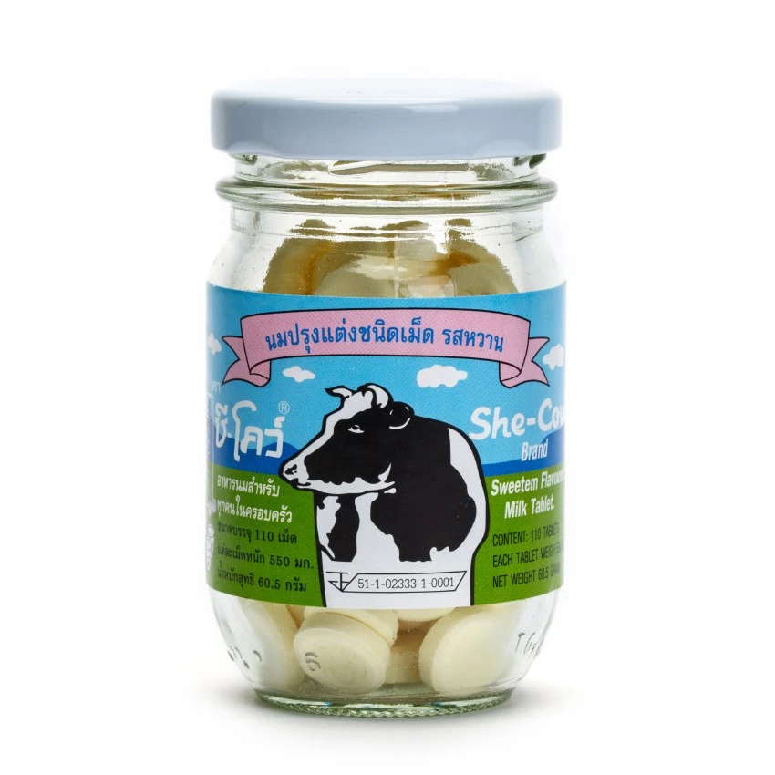 ชี-โคว์ นมอัดเม็ดรสหวาน 110 เม็ด (Sweetem Flavoured Milk Tablet)