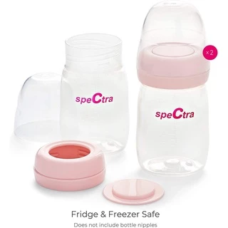 🍼ขวดนม Spectra ขวดนม คอกว้าง ใช้เป็นขวดต่อกรวยปั๊มนม Spectra ได้ ขนาด 5 ออนซ์