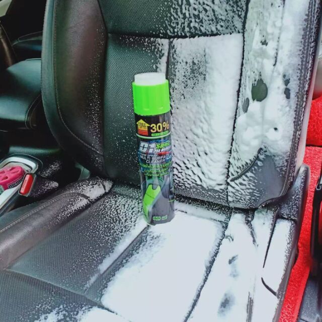 สเปรย์โฟมทำความสะอาดเบาะหนัง เบาะผ้า พรม D1 Spec Pro Works-FoamCleaner ขนาด 650ml.