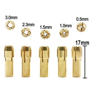 CH06 ชุดหัวจับดอกสว่านจิ๋ว 0.5-3.0 mm สำหรับ มอเตอแกน 2/3/5 มิล DIY เปลี่ยนมอเตอร์เป็นสว่าน