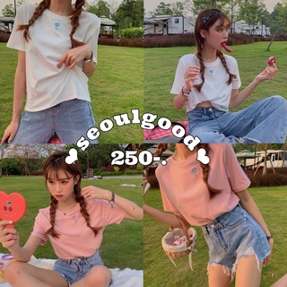 seoulgood~ 🍑flower tee🍑 #sg431