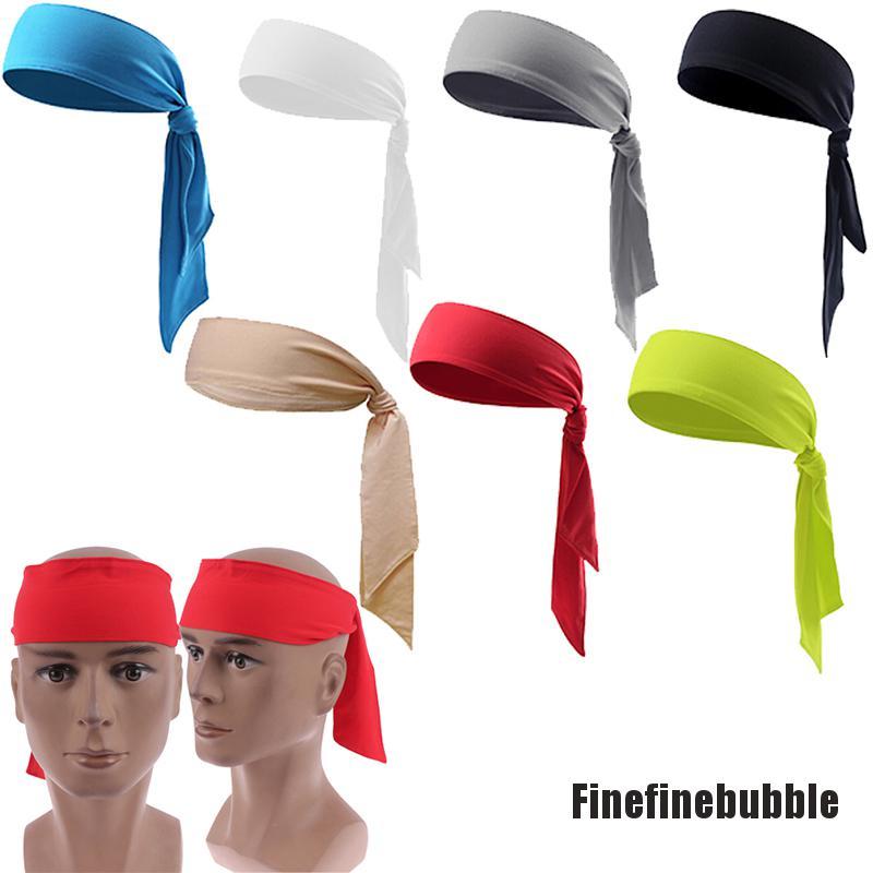 [Finefinebubble20201106] Men Women Head Tie Headband Outdoor Sports