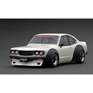 Ignition Model : IG2033 1/18 Mazda Savanna (S124A) Racing White