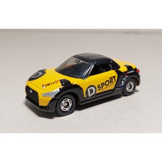 Unbox Tomica 🌱 Daihatsu Copen D Sport Yellow color Scale 1/57 ความยาว 6.0 x กว้าง 2.6  x สูง 2.0  ซม ไม่มีกล่อง พร้อมส่ง