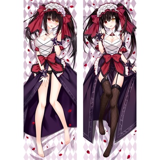 ใหม่ ปลอกหมอน ลายอนิเมะ Tokisaki Kurumi DATE A LIVE Dakimakura ขนาด 60x180 ซม. สําหรับกอดร่างกาย