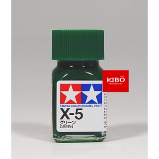 สีสูตรอีนาเมล TAMIYA X-5 Green (10 Ml)