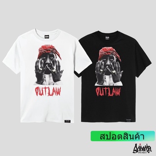 ROUND คอลูกเรือแฟชั่น® เสื้อยืด Oversize รุ่น Tupac 2 Pac Bootleg สีดำ ขาว ( ลิขสิทธิ์แท้ ) เสื้อตัวใหญ่ ชาย แขนสั้น-4XL