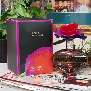 น้ำหอม Marc Jacobs Lola Eau De Parfum Spray 100ml. (เทสเตอร์กล่องสี ขนาดจริง) ไม่มีซีล สคบ ชำรุด ปริมาณน้ำหอมตามภาพค่ะ