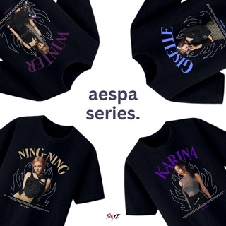 เสื้อยืด Aespa - Flame ver | Giselle Giselle NingNing เสื้อกันหนาว แฟชั่นฤดูหนาว | Aespa เด็กผู้หญิง | ชุด Aespa | อัลบั