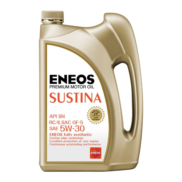 น้ำมันเครื่องเบนซิน ENEOS SUSTINA 5W-30 4 ลิตร