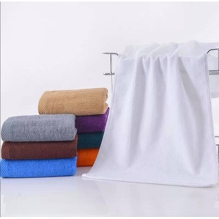 ผ้าขนหนู เกรดโรงแรม ผ้าเช็ดตัว 75x150 (ผ้าcotton 100%)