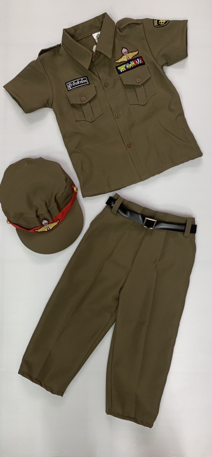 ชุดตำรวจเด็ก ชาย หญิง ชุดอาชีพเด็ก ชุดตำรวจเด็ก ชุดตำรวจเด็กผ้าโซล่อน