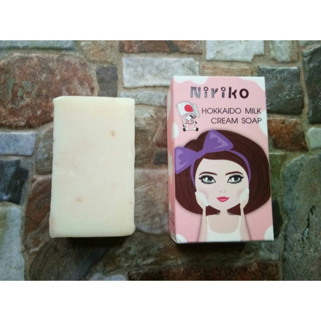 Niriko hokkaido milk cream soap