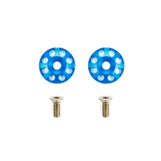 TAMIYA 54849 ALUMINUM WING WASHERS (Blue)