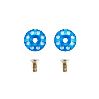 TAMIYA 54849 ALUMINUM WING WASHERS (Blue)