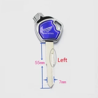 กุญแจเปล่ารถจักรยานยนต์สําหรับ HONDA CLICK BEAT DASH WAVE110i RS150R 100 125 150 c สกู๊ตเตอร์ Moped Magnetically ควบคุมล็อคแม่เหล็ก