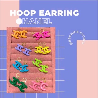 CC Hoop Earring ต่างหูห่วง ซีซี (แจ้งสีในแชท)