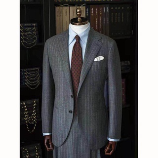 2022 Bespoke Men Custom Suit 100_ Wool Super