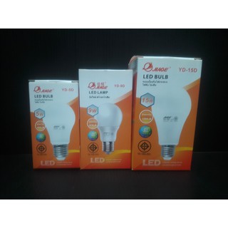 หลอดไฟ LED BULB ทรงกลมมีขนาด 5W-9W-15Wสินค้ามาตรฐาน มี มอก. ประหยัดพลังงาน