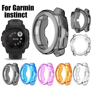 เคส ซิลิโคน กันกระแทก แบบหนา Garmin Instinct / Instinct Solar silicone case เคส Garmin Instinct Case Garmin Instinct Tide / Instinct Tactical/ Instinct Solar Protective Cover Clear TPU Soft Protector Case