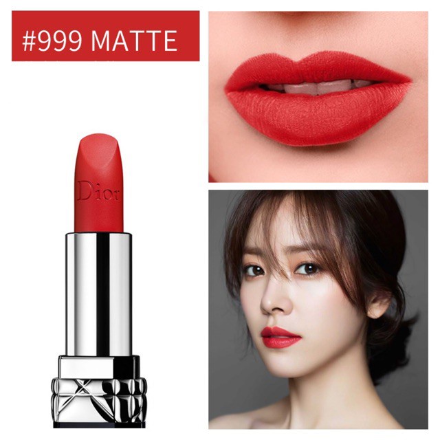เคาน์เตอร์ไทย🌟Dior rouge 999 1.5g รุ่น signatureDIOR ลิปสติก Rouge Dior #999 Velvet Matte Couture Colour Lipstick ดิออร์