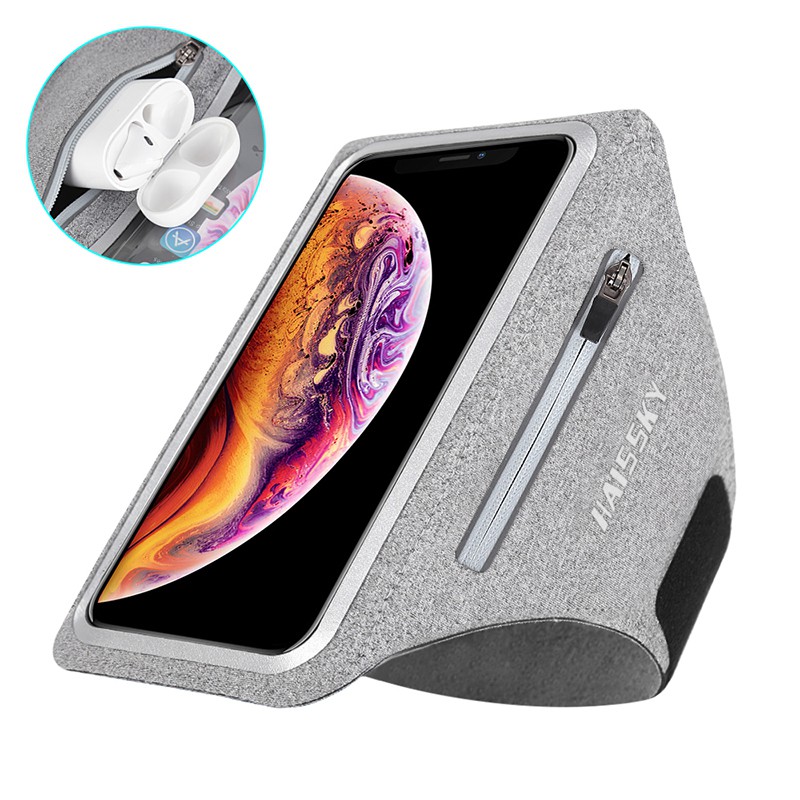 อัพเกรดใหม่ Anti-slip กีฬา Armbands สําหรับ iPhone 14 13 12 11 PRO Max Airpods Pro กระเป๋าสําหรับ Samsung S22 S21 S20 + Running Armband