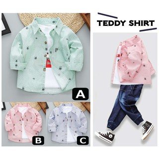 เสื้อเชิ้ต Teddy Shirt (เฉพาะเสื้อตัวนอกจ้า)