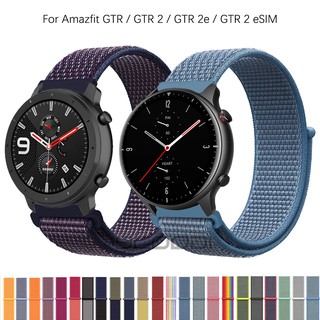 สายคล้องนาฬิกาข้อมือ ไนล่อน สำหรับ for Xiaomi Huami AMAZFIT GTR 4/ 3/3Pro / GTR 2/2e/2eSIM / GTR 47mm  42mm