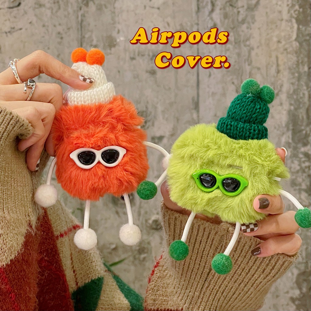 🔥พร้อมส่งในไทย🔥เคส Airpod 3 น่ารัก สัตว์ประหลาด แฟชั่น วัสดุ ตุ๊กตา Case Airpod pro4 Airpod 1 gen2 soft case