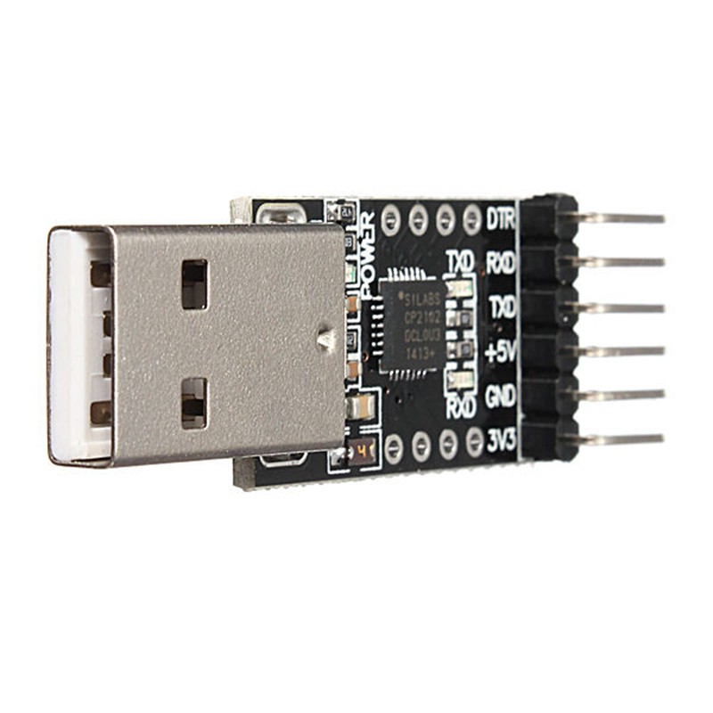 โมดูล 6 Pin USB 2.0 to TTL UART Module Serial Converter CP 2102 STM ...