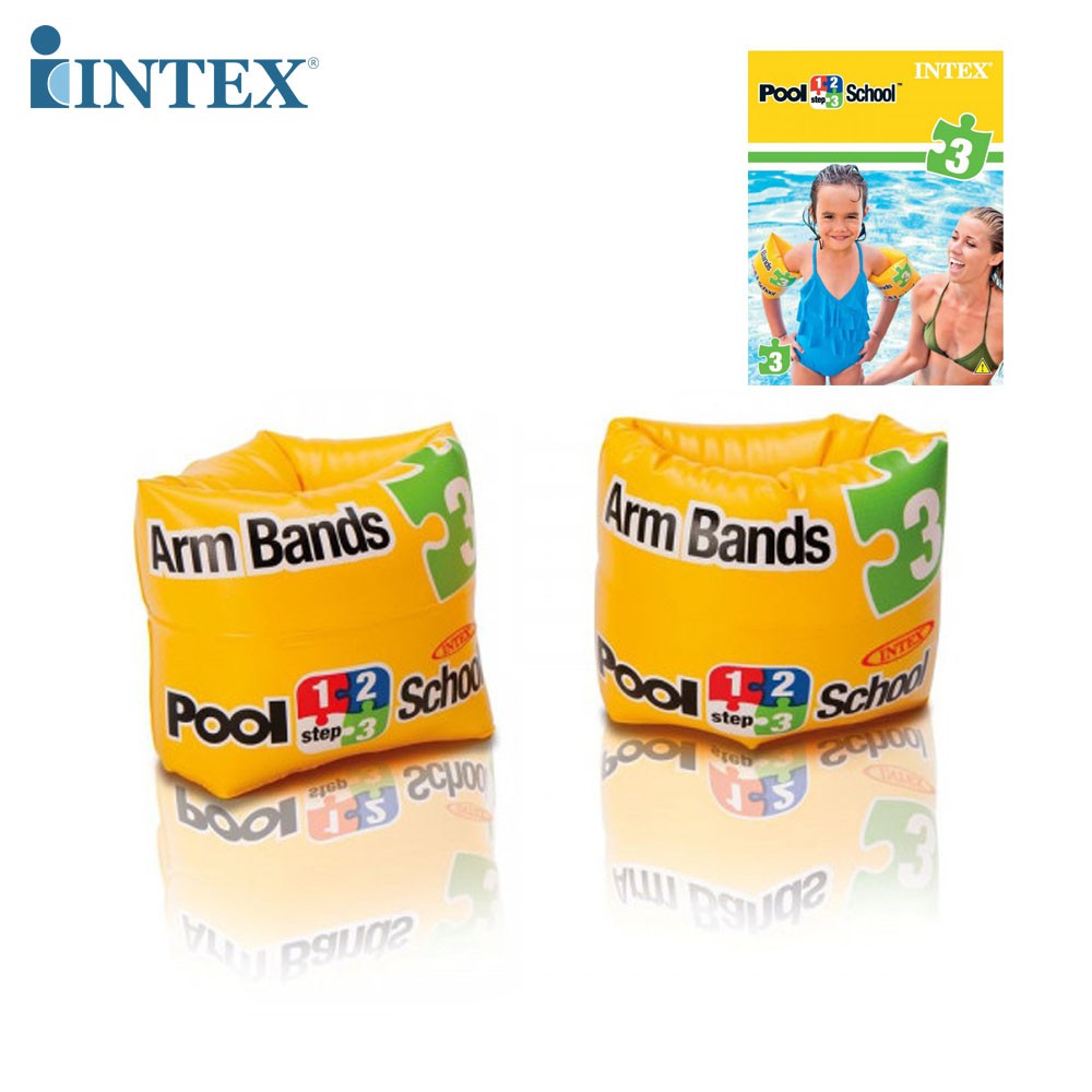sale INTEX ปลอกแขน ปลอกแขนว่ายน้ำ Pool School Step3 รุ่น 56643