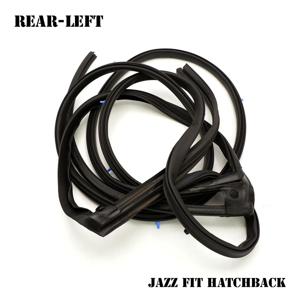 ยางกันกระแทกขอบประตู ยางขอบประตู หลัง-ซ้าย 1เส้น สีดำ สำหรับ Honda Jazz Fit GD1 GD2 GD3 GD4 GD5 Hatc