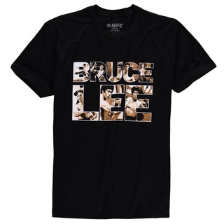 เสื้อยืดผ้าฝ้ายพิมพ์ลายเสื้อยืดแขนสั้น ทรงหลวม ลาย The father of MMA fighting Bruce Lee ครบรอบ 75 ปี สําหรับเล่นกีฬาที่ร