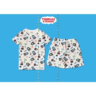 ✅ [6-7Y] M&amp;S Thomas And Friends T-shirt And Shorts Set ชุดเชต เสื้อและกางเกง โทมัส แอนด์ เฟรนด์