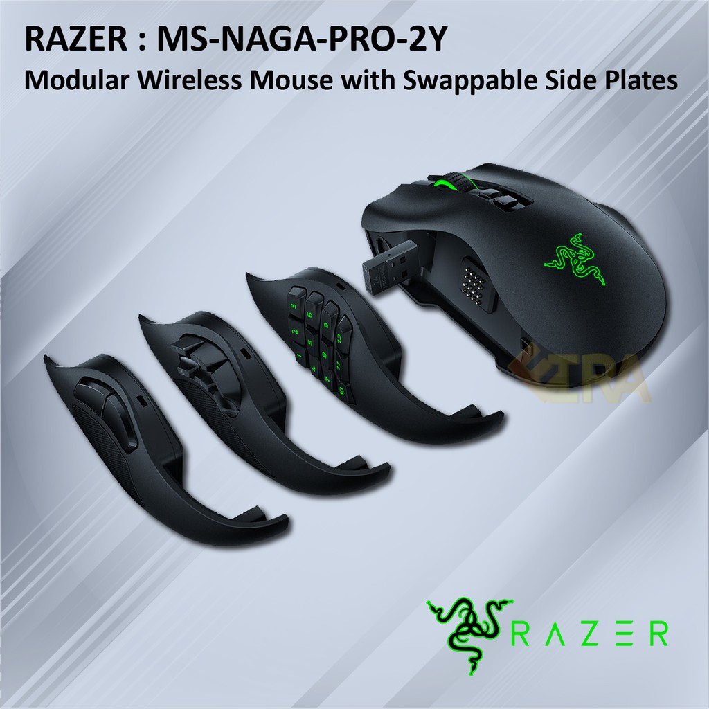 เมาส์ Razer Naga Pro Modular Wireless Mouse