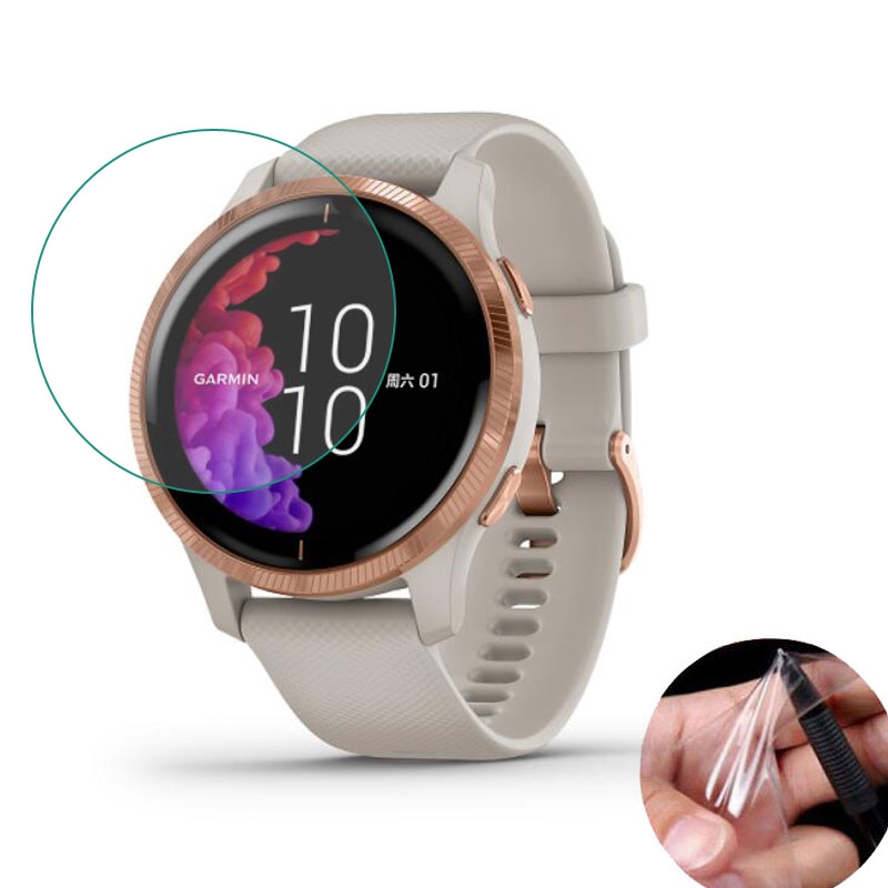 ฟิล์มกันรอยหน้าจอนาฬิกา TPU แบบนิ่ม สําหรับ Garmin venu 3 2 s venu 2 plus
