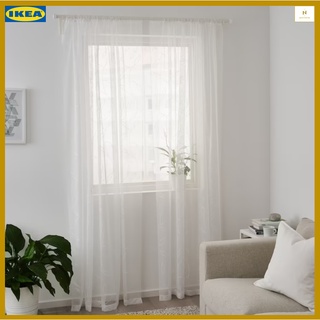 ผ้าม่าน ผ้าม่านโปร่ง 1 คู่ ขนาด 145x250 ซม. LILLEGERD ลิลเลยาร์ด (IKEA)