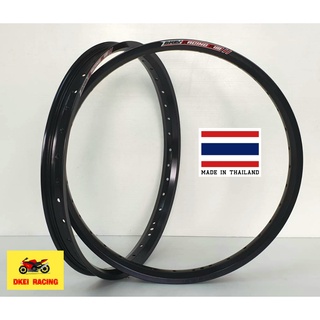 วงล้ออลูมิเนียม DKEI Racing Rim ทรง V-Shape ขนาด 1.20x17 สีดำ จำนวน 2 วง #ล้อขอบ 17 - 1.20 สีดำ