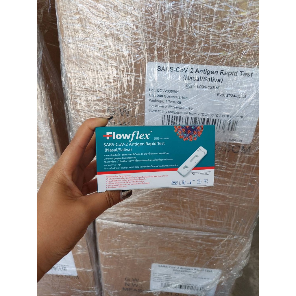 ชุดตรวจโควิด-19 แบบ 2in1 Flowflex 1 Test - nongjick2211 - ThaiPick