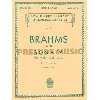 SONATA IN A MAJOR, OP. 100 Schirmer Library of Classics Volume 1302 (HL50258560)